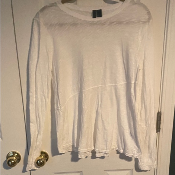Left Of Centre Tops - Women's White Long Sleeve Top
